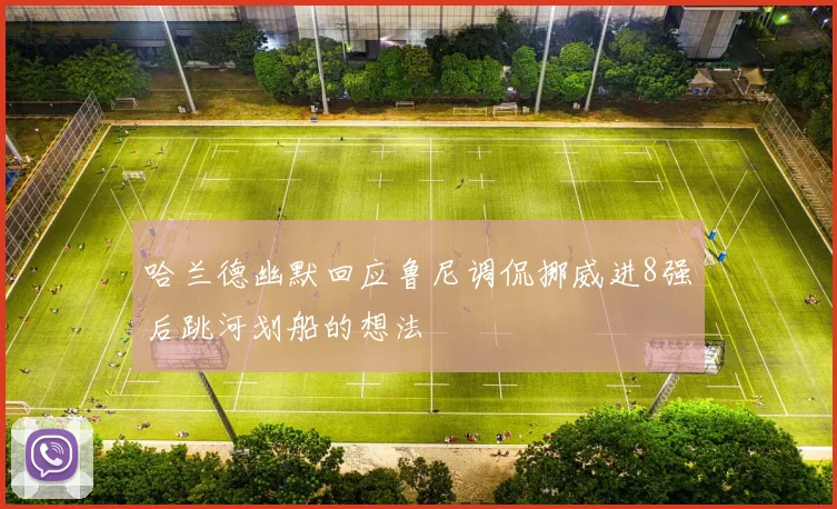 哈兰德幽默回应鲁尼调侃挪威进8强后跳河划船的想法